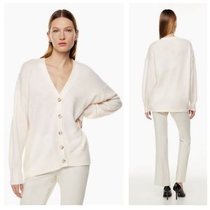 Aritzia Babaton Alftan Luxe Cashmere Cardigan